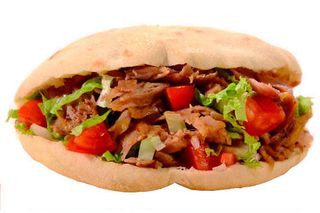 Денер Ассорти в лепешке