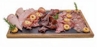 Selección de embutidos italianos