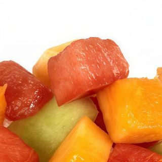 Macedonia de fruta cortada