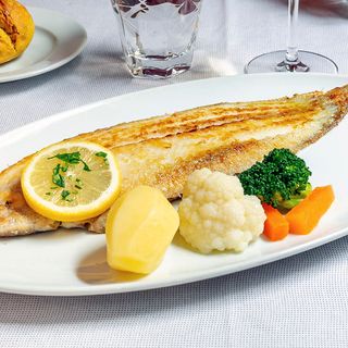 Lenguado De Costa A La Parrilla Con Su Piel (400 G.)