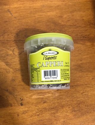 Capperi ( Alcaparras ) Al Sale Lacrimella 100 Grammi