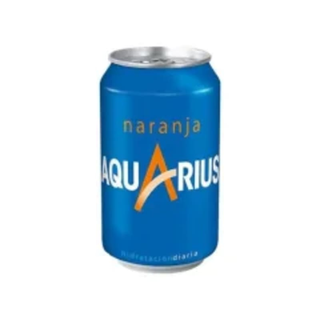 Aquarius Naranja lata 330ml.