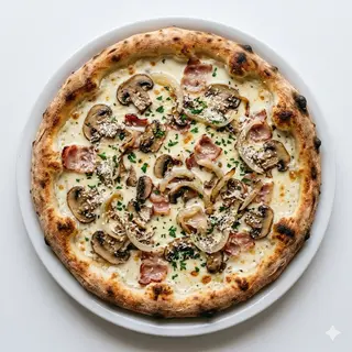 Pizza Carbonara (30 Cm. Aprox.)