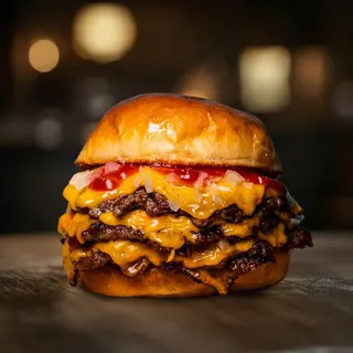 Original Cheese triple burger