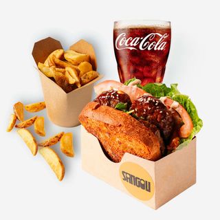 Beef Burger Teriyaki.