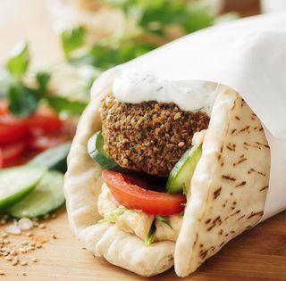 Falafel Roll With Cheese