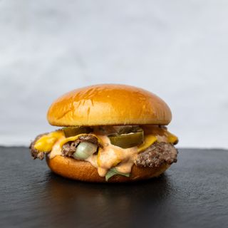 Jalapeno single burger