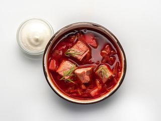 Борщ червоний зі свининою (1/2)