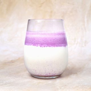 Ube latte