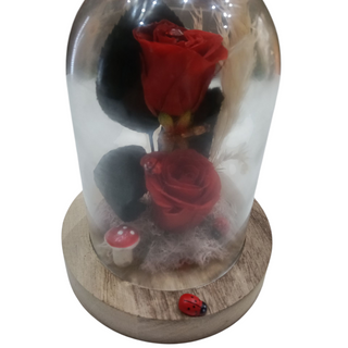 Cúpula pequeña roja mini