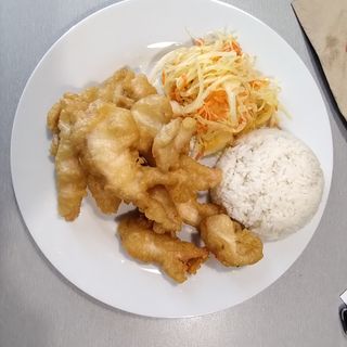 Kurczak w cieście kokosowym