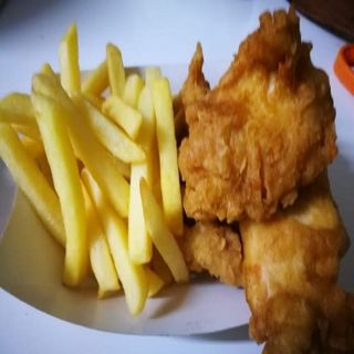 Pollo A La Broaster Con Patatas Fritas(3 Uds.)