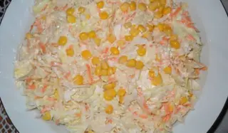 Салата зеле, царевица, майонеза (250г)
