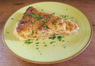 Quiche cu "sunca" si legume - vegan / de post