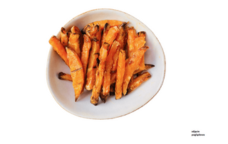 Frytki z batatów duże