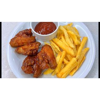 Chicken Wings + Chips