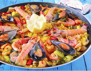Paella de marisco