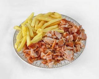 Fritas con Kebap (4 racion)