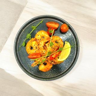 Креветки пікантні у вершковому соусі(220г/40г)