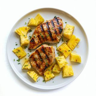 42 Pollo con ananas