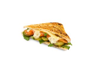 Grill salmón y brie