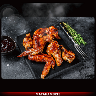 Alitas asadas (8 piezas)