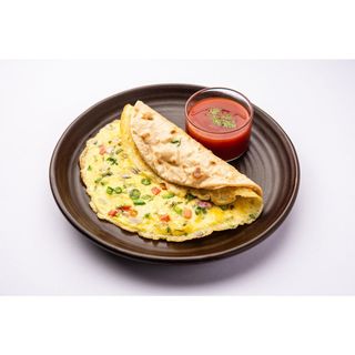 Omelette Rolled Chapati