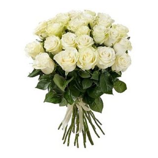 Buchet 31 trandafiri albii