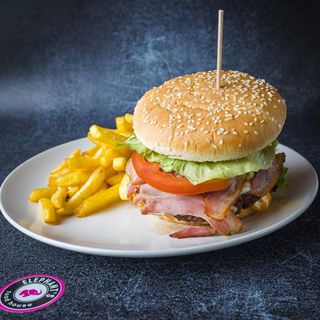 Juneći double burger