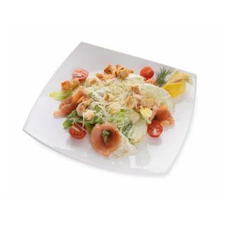 Салат "Цезарь" с семгой