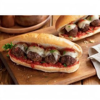 Bocadillo de albóndigas