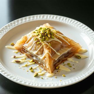 Baclava cu ciocolată albă