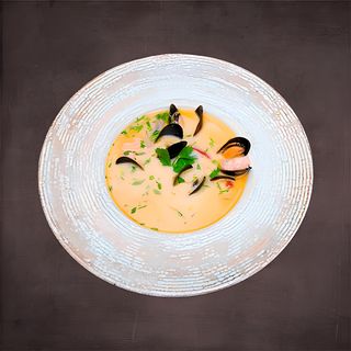 Тайский суп с мидиями