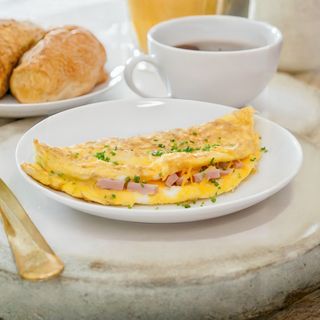 Omelette Fromage et Dinde