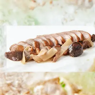 54 - Anatra con bambù e funghi