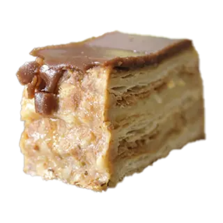 Milhojas de chocolate