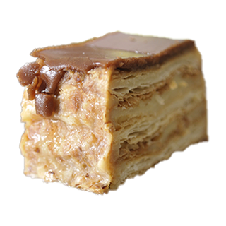 Milhojas de chocolate