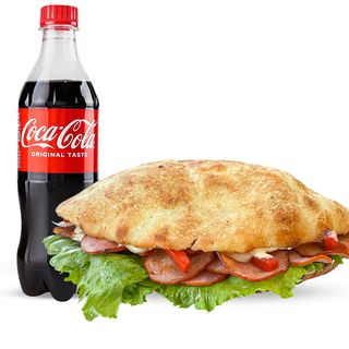 IQ Піта з шинкою + Кока-Кола