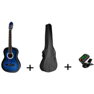 Set Chitara Clasica Dam Blue +Husa+Tuner