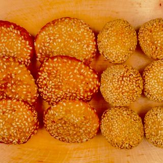 C4-Bolas de Sésamo e Abóbora