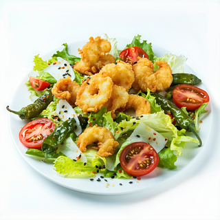 Ensalada De Chipìrones Y Pimientos El Padrón