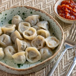 Пельмені з грибами веганські