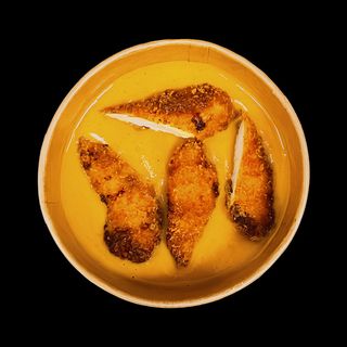 Supă de linte cu nughete