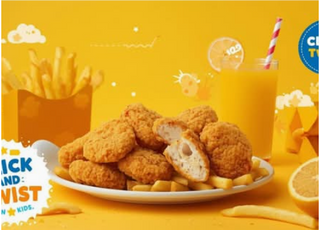 Menú De Nuggets (6 Uds.) + Patatas + Zumo (200 Ml.)