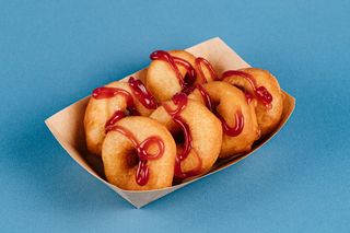 Пончики з вишнею (12шт/300г)