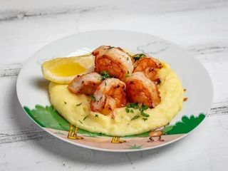 ДМ Смажені хвости креветок з картопляним пюре (180/15g)