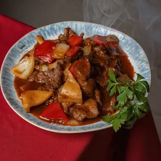 Vaca com piri - piri