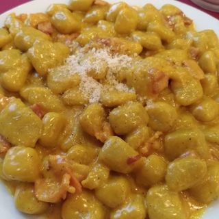 Pancetta e zafferano