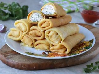 Блины с сыром