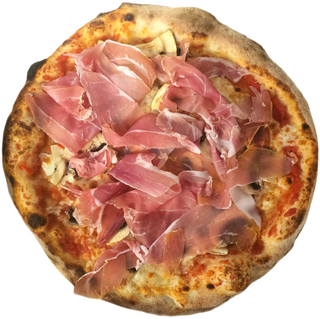 Funghi e prosciutto